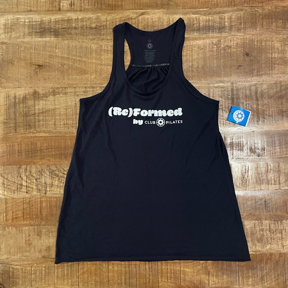NWT Club Pilates ‘Reformed by CP’ Racerback Tank